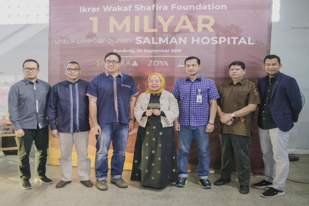 Shafira Foundation Salurkan Dana Wakaf Rp1 Miliar
