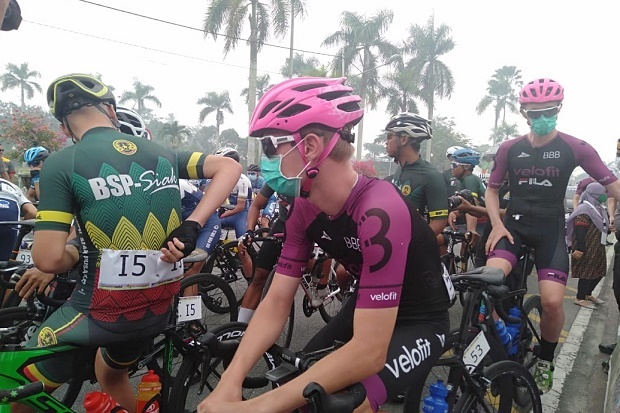 Balapan 20 Km, Etape III Tour de Siak Dibatalkan Karena Asap