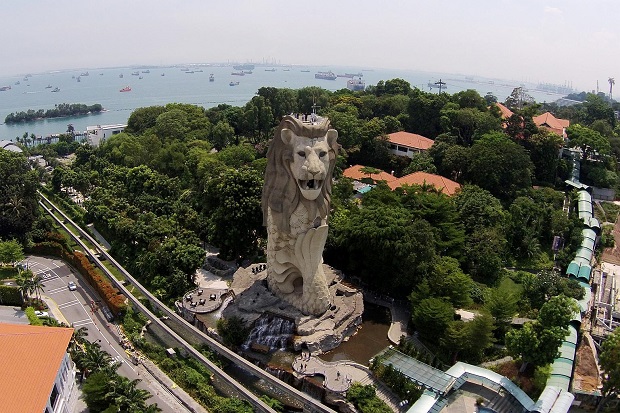 Merlion, Patung Ikonik Singapura Akan Dihancurkan