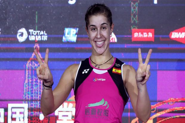 Sukses Pertahankan Gelar, Carolina Marin Ukir Comeback Terbesar