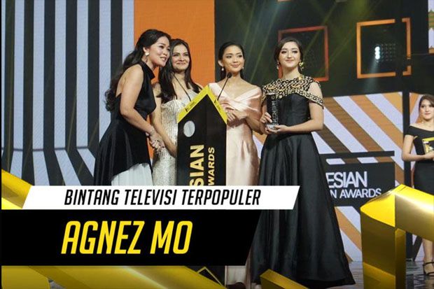 Agnez Mo Ditahbiskan sebagai Bintang Televisi Terpopuler