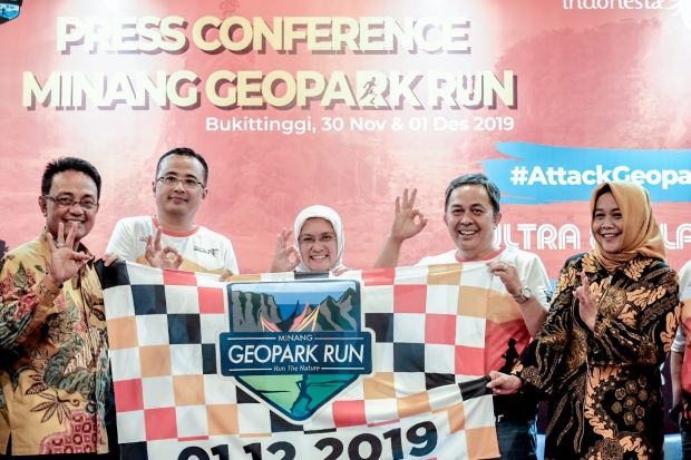 Minang Geopark Run Wujudkan Sumbar Menjadi Geopark Kelas Dunia