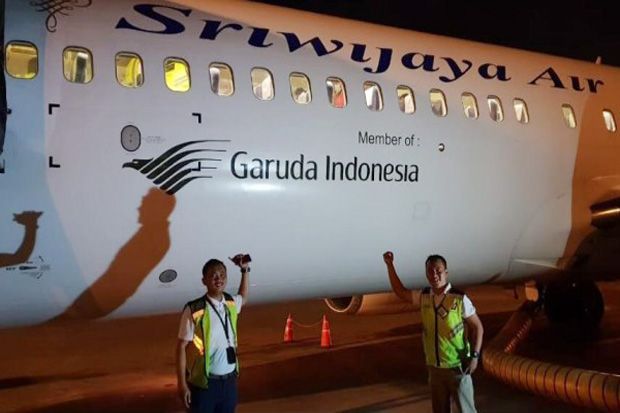 Garuda Indonesia Group Cabut Logo di Armada Sriwijaya Air Group