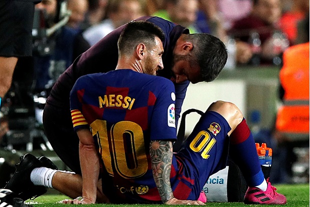 Lionel Messi Alami Cedera Paha Kiri