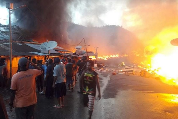 150 Kios di Oksibil Papua Dibakar Sekelompok Pemuda, Begini Kronologisnya