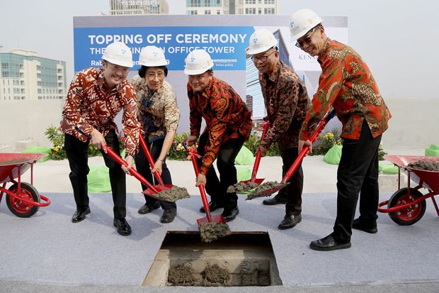 The Kensington Office Tower Gelar Topping Off