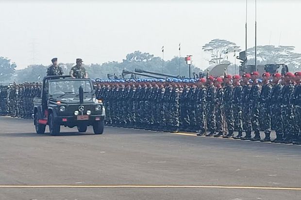 Gelar Apel, TNI Siapkan 8 Ribu Pasukan Jaga Pelantikan Presiden
