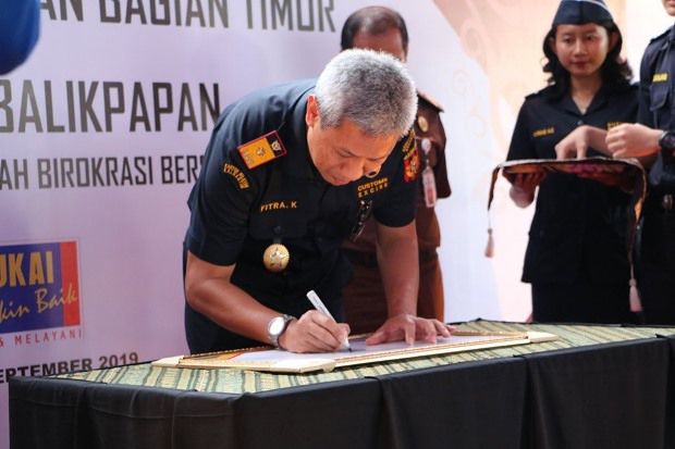Bea Cukai Kalimantan Deklarikasikan Zona Integritas