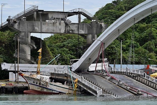 1 WNI Korban Jembatan Runtuh Taiwan Masih Hilang
