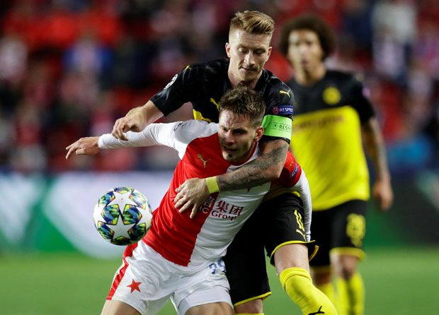 Dortmund Menang atas Slavia Praha, Napoli Diimbangi Genk