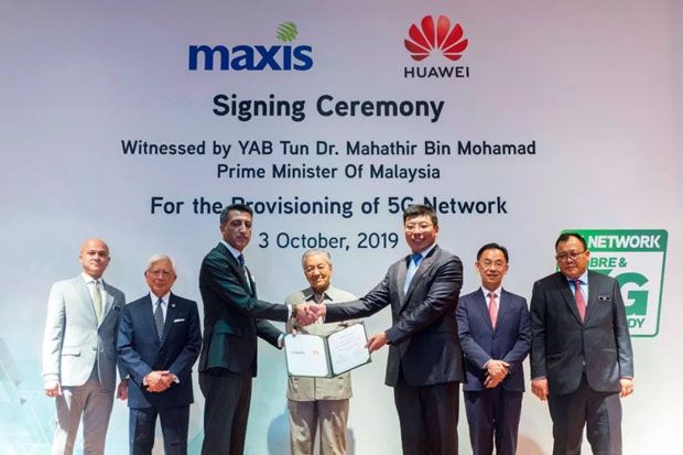 Abaikan AS, Mahathir Restui Operator Malaysia Gunakan 5G Huawei