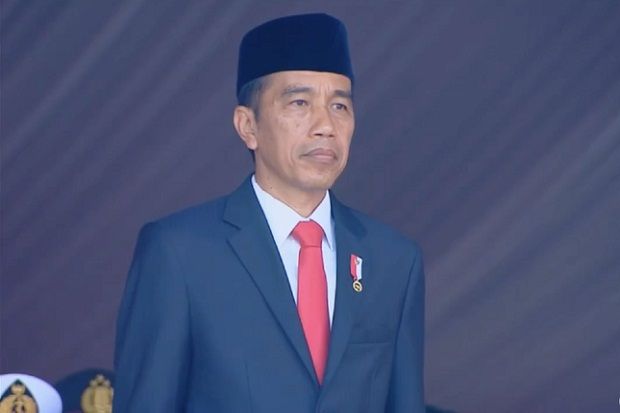 Jokowi Pimpin Upacara HUT Ke-74 TNI di Halim Perdanakusuma