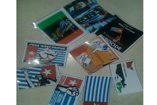 Polisi Amankan Penjualan Stiker Bintang Kejora di Manokwari