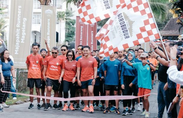 Borobudur Marathon 2019 Rangkul Komunitas dan Warga Desa