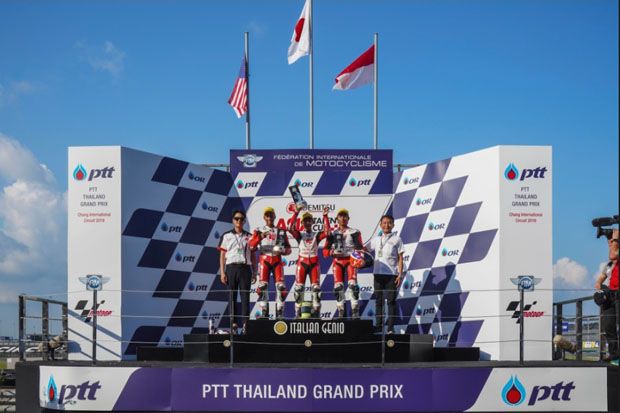 Dua Pembalap AHM Kibarkan Merah Putih di ATC Thailand