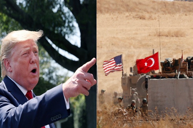 Trump Lenyapkan Ekonomi Turki jika Lakukan Hal Terlarang di Suriah