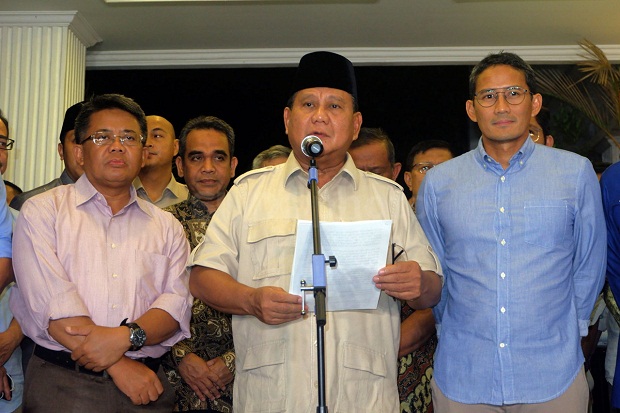 Prabowo Belum Tentu Hadiri Pelantikan Jokowi-Ma\ruf