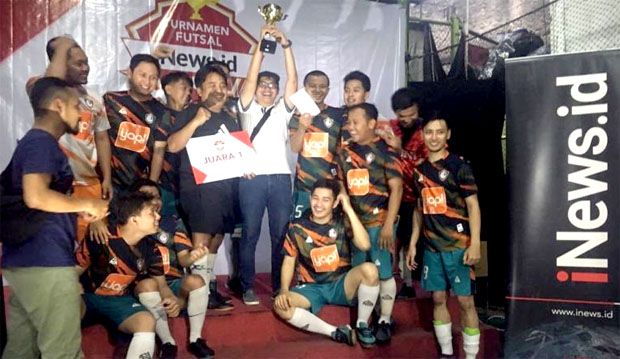 BNI Kampiun Turnamen Futsal Antar-BUMN dan Media iNews.id Cup 2019
