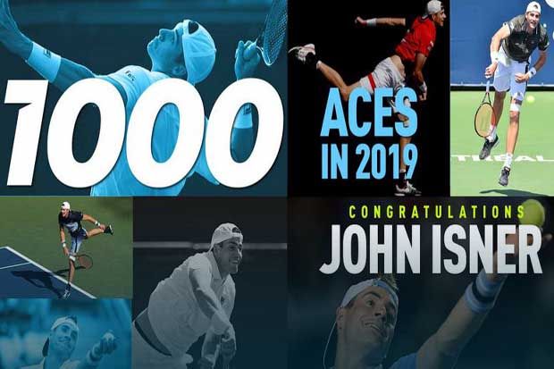 John Isner, si Manusia 1.000 Ace Mengejar Rekor Ivo Karlovic