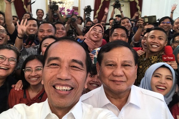 Usai Bertemu Satu Jam, Jokowi-Prabowo Saling Mengumbar Kata Mesra