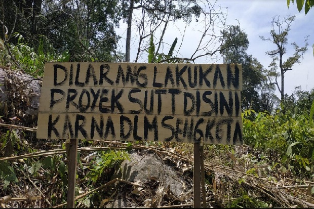Lahan Belum Dibayar, Warga Protes Kontraktor Tebang Pohon Durian