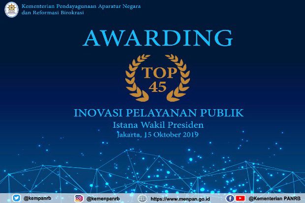 Wapres Jusuf Kalla akan Serahkan Penghargaan kepada Top 45 Inovasi Pelayanan Publik