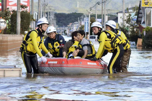 Korban Tewas Topan Hagibis di Jepang Jadi 56 Jiwa