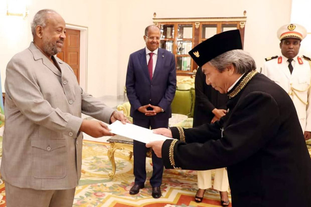 Dubes Indonesia Serahkan Surat Penunjukkan kepada Presiden Djibouti