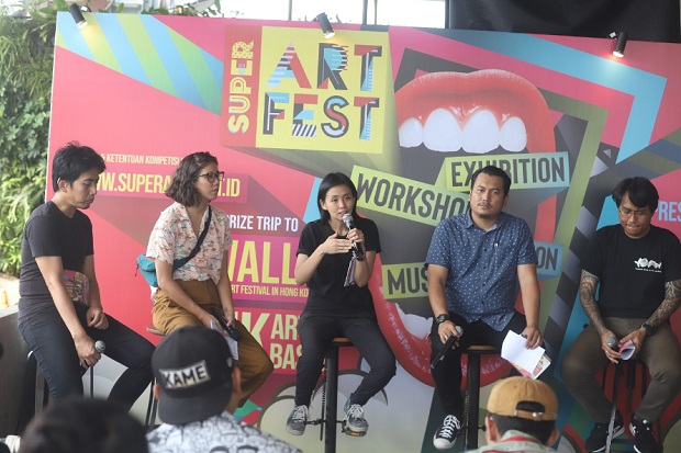 Juri Sulit Tentukan Pemenang Super Art Fest 2019
