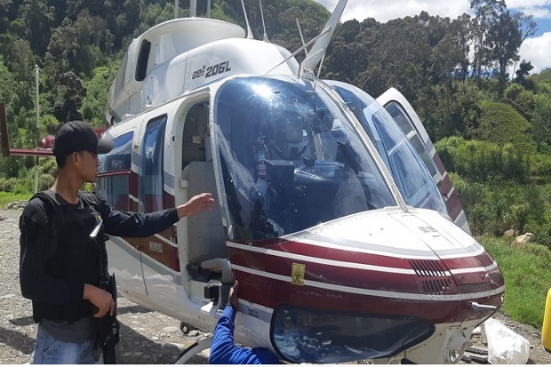 OPM Tembaki Helikopter Sipil di Ilaga Papua