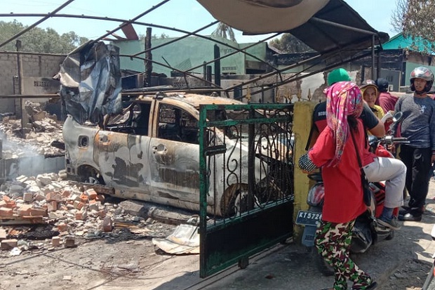 Aksi Pembakaran Mengakibatkan 158 Rumah di Penajam Paser Utara Terbakar