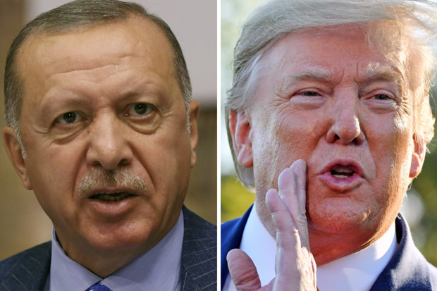Erdogan Buang Surat Jangan Bodoh Trump ke Tempat Sampah