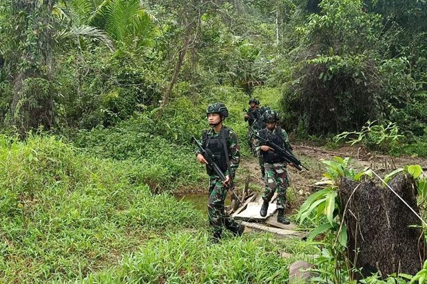 Yonif Raider 509 Kostrad Giatkan Patroli di Perbatasan Papua-PNG
