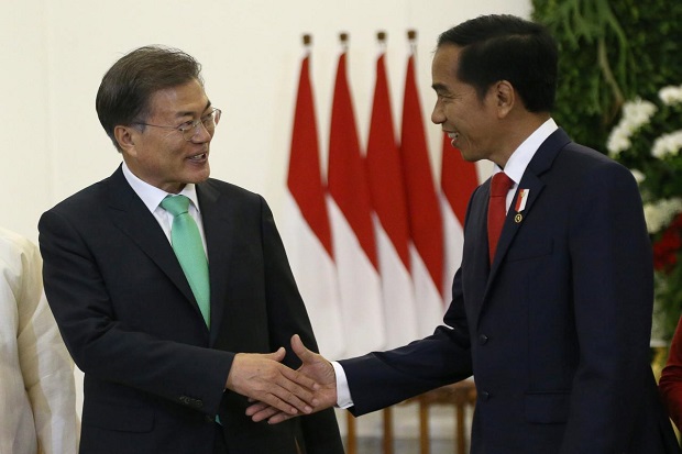Ucapkan Selamat pada Jokowi, Jae-in Harap Hubungan RI-Korsel Berkembang