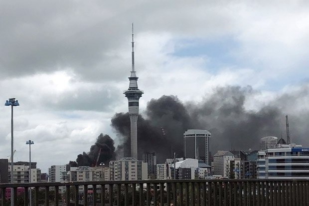 Sedang Dibangun, Gedung Konvensi Selandia Baru Terbakar
