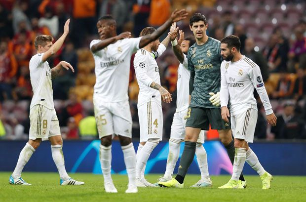 Courtois Tampil Cemerlang, Real Madrid Menang atas Galatasaray
