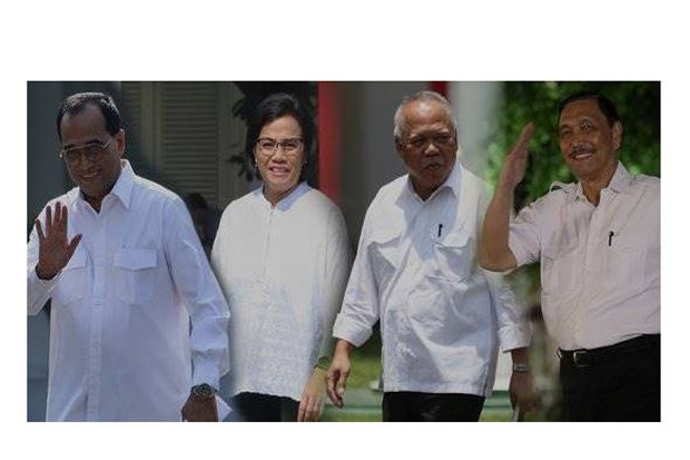 Sebelas Menteri Jokowi Jilid I Kokoh di Jabatan Lamanya