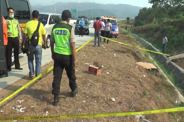 Mayat Sopir Taksi Online Korban Pembunuhan Ditemukan di Tol Mapan