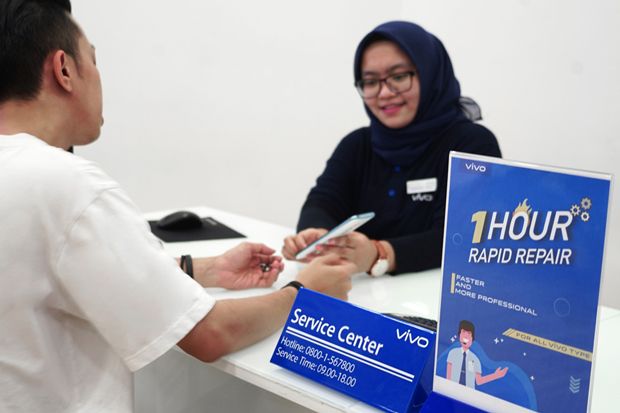 Vivo Indonesia Janjikan Layanan Perbaikan Handphone Hanya Satu Jam