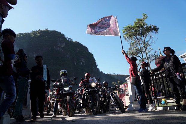 Horas! Suryanation Ridescape Ajang Motocamp Bikers Mampir di Medan
