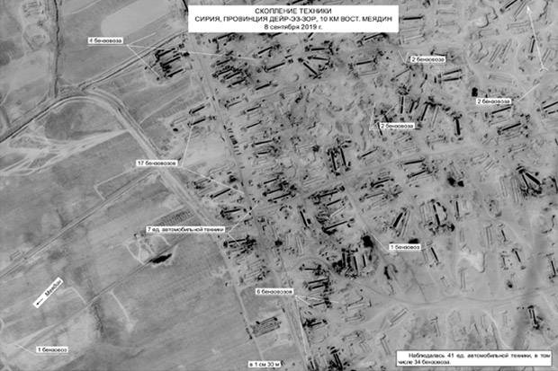 Rusia Rilis Foto Satelit Bukti AS Selundupkan Minyak Suriah