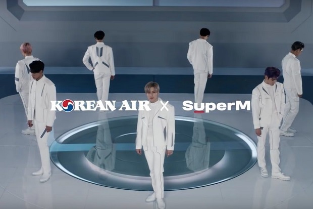 SuperM Jadi Bintang Iklan Korean Air