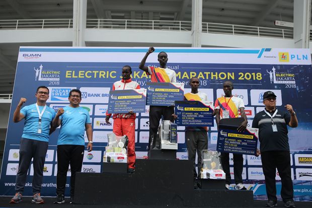 Pelari Kenya Masih Rajai Electric Jakarta Marathon 2019