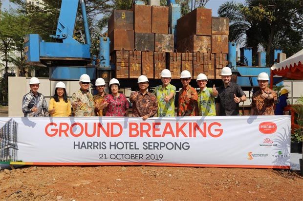 Perkuat Posisi Serpong Jadi Kota Terpadu, Harris Hotel Gelar Ground Breaking