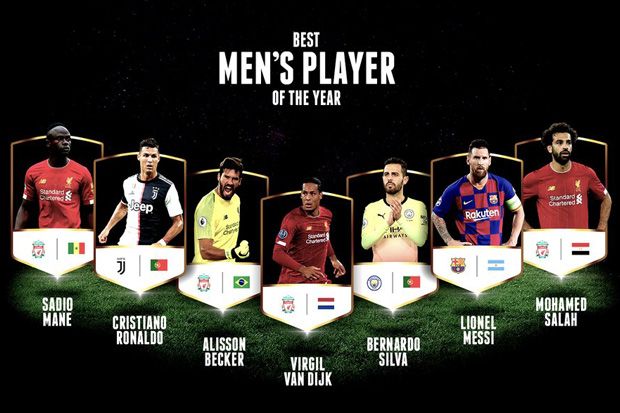 Ronaldo-Messi Dikepung 4 Pemain Liverpool di Globe Soccer Awards