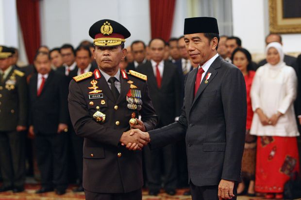 Lantik Kapolri Baru, Ini Pesan Jokowi kepada Jenderal Polisi Idham Azis