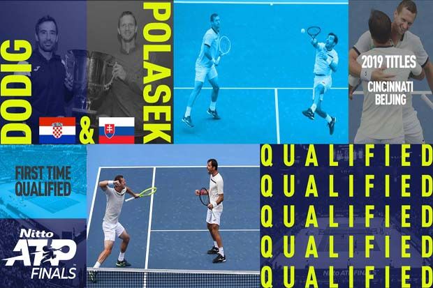 Debut Dodig/Polasek, Duo Veteran Ini Siap Gebrak Final ATP 2019