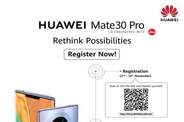 Huawei Indonesia Buka Pendaftaran Pre-Order Mate 30 Pro