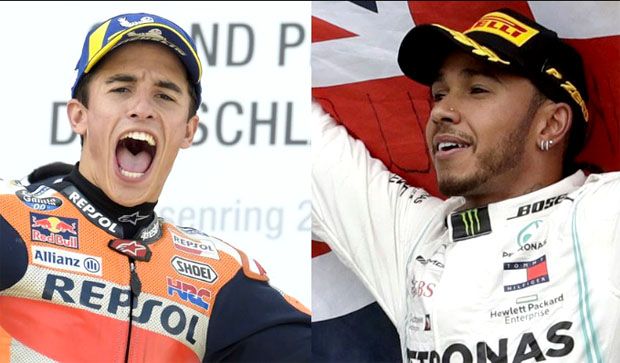 Juara Dunia F1 2019, Hamilton Dapat Ucapan Selamat dari Marc Marquez
