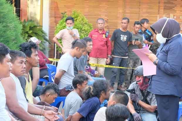 Polda Sulteng Bongkar Kampung Narkoba di Kota Palu